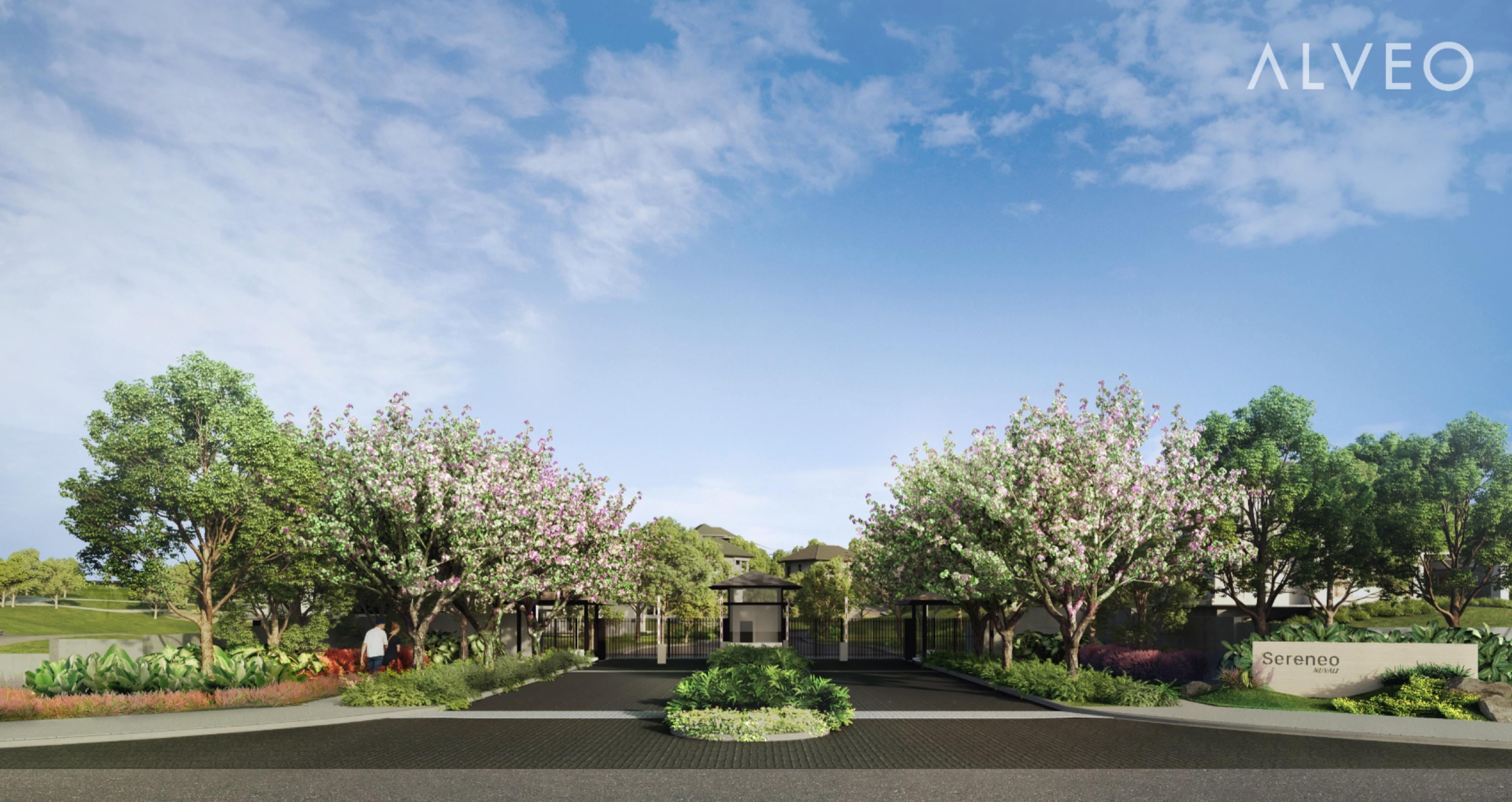 Render of the guardhouse entrance at Sereneo Nuvali, Laguna