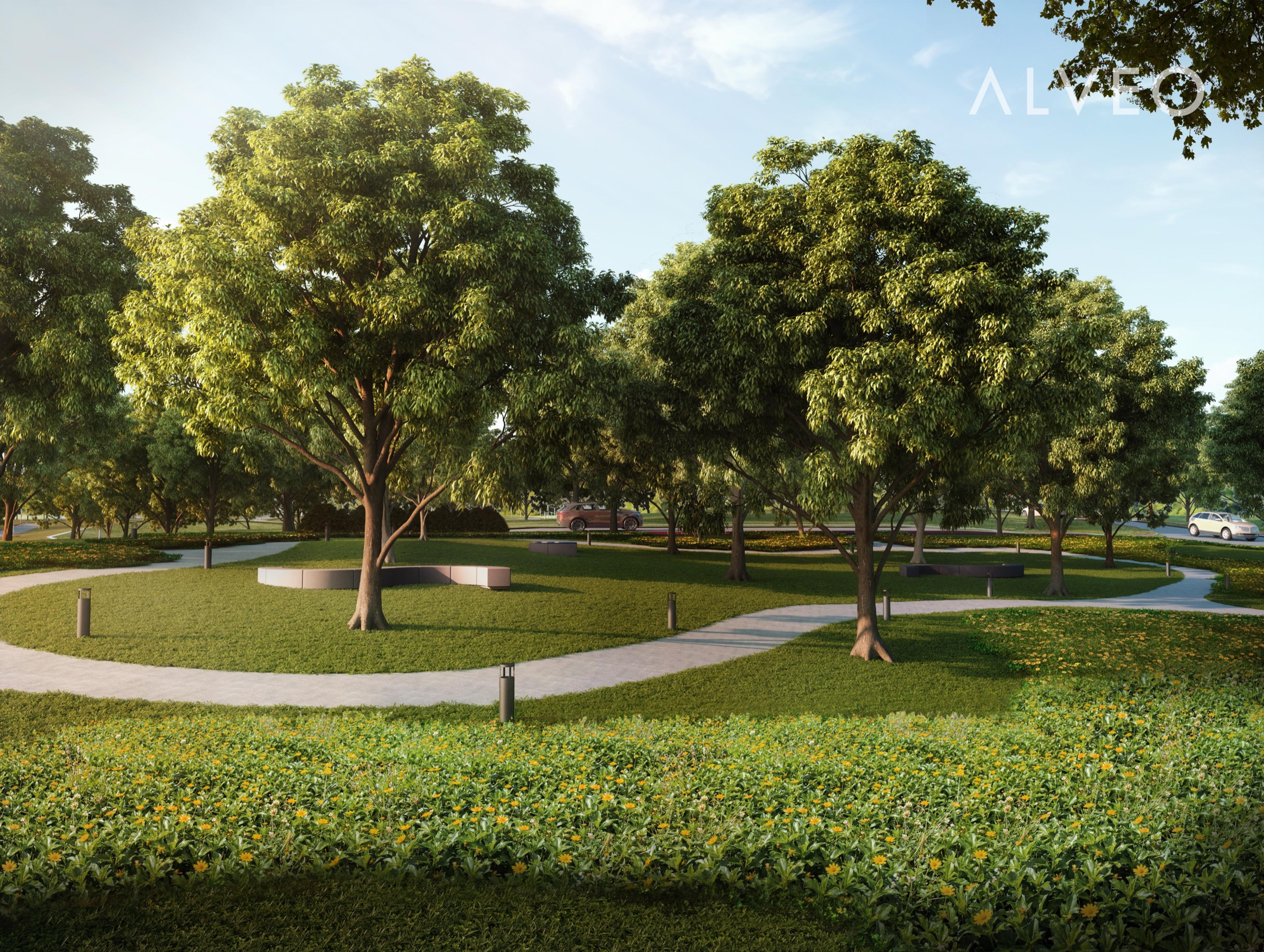 Render of the mango orchard at South Palmgrove, Lipa, Batangas
