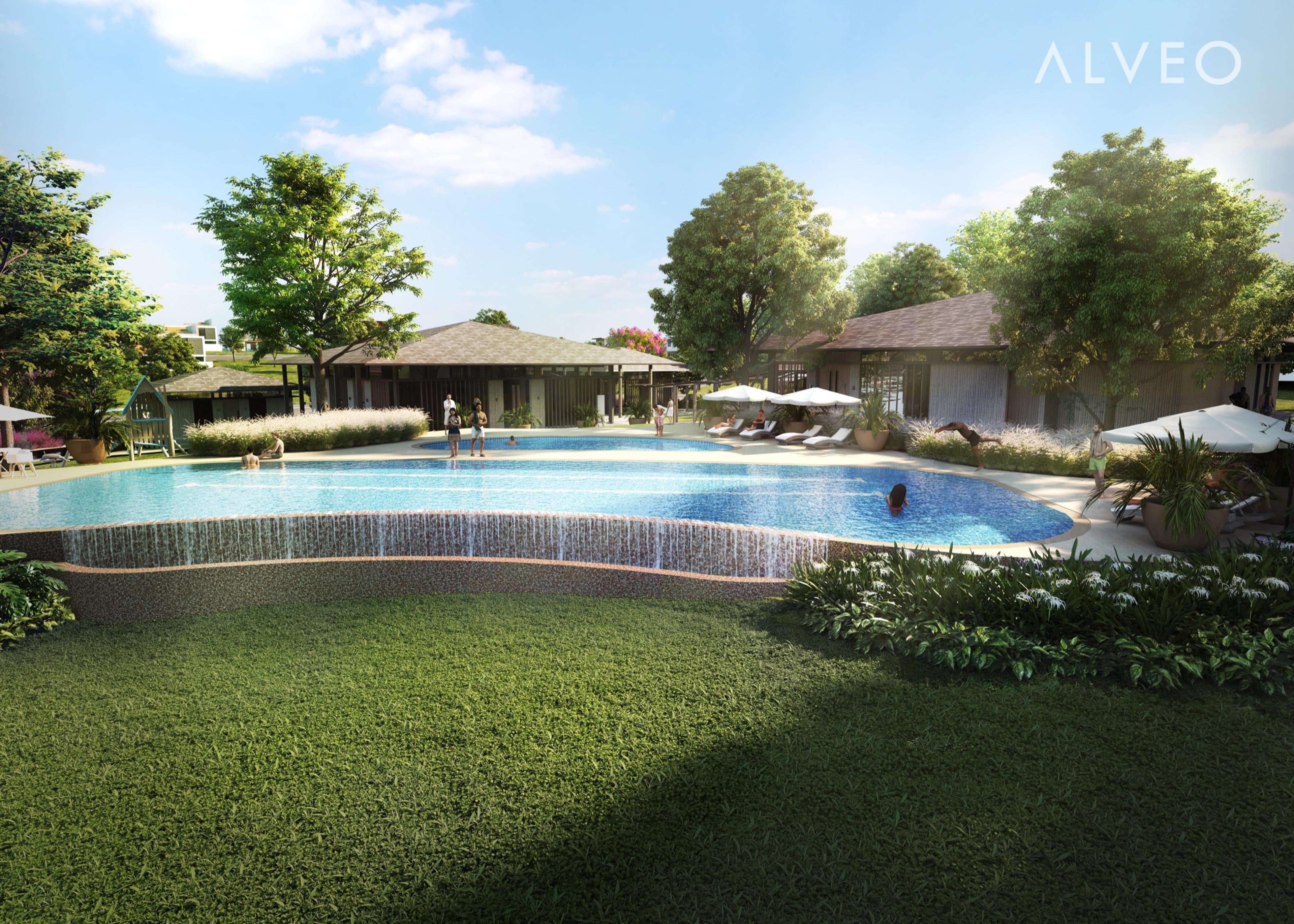 Render of the pool at Verdea at Southmont, Silang, Cavite