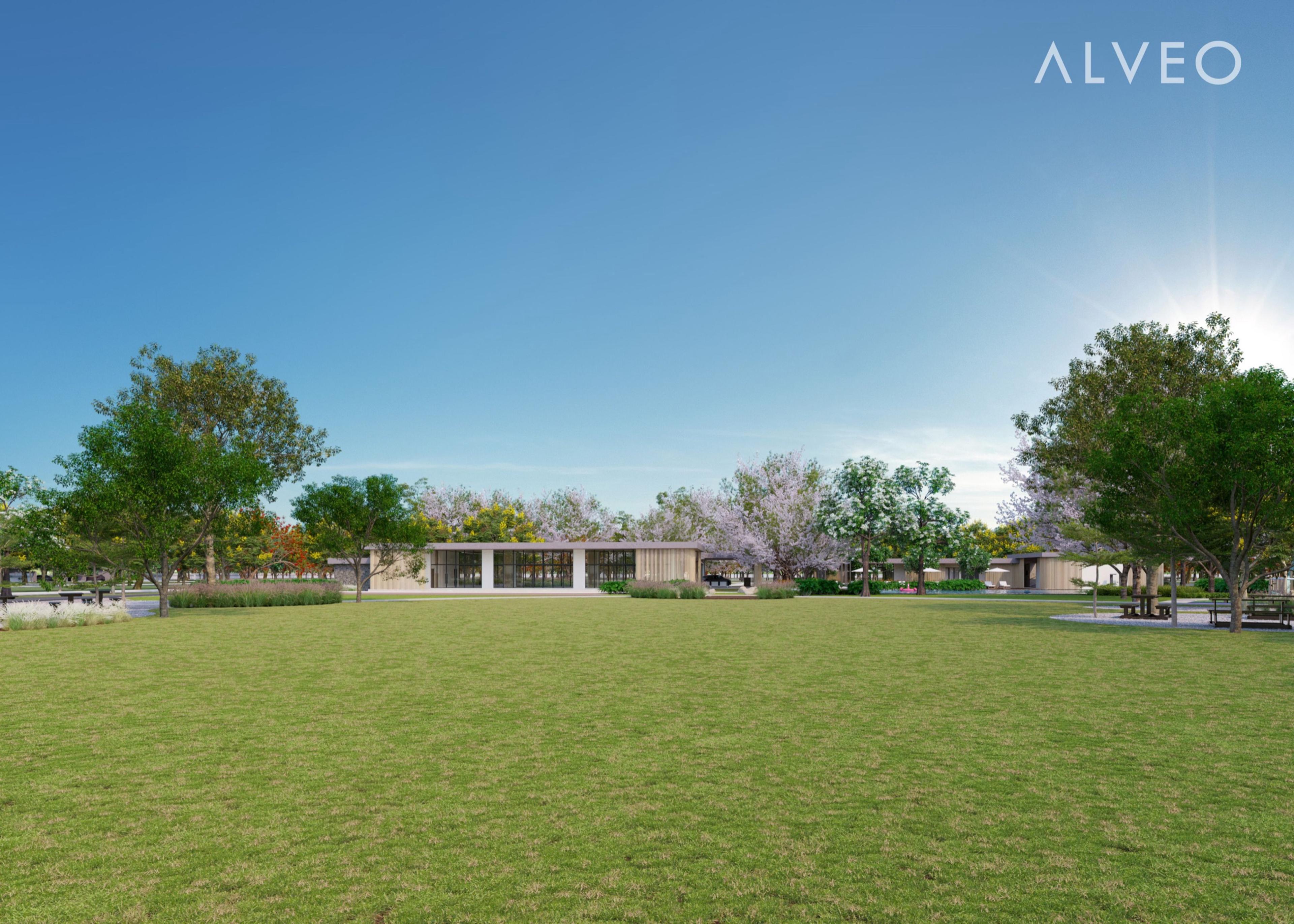 Render of the great lawn at Versala, Alviera, Pampanga