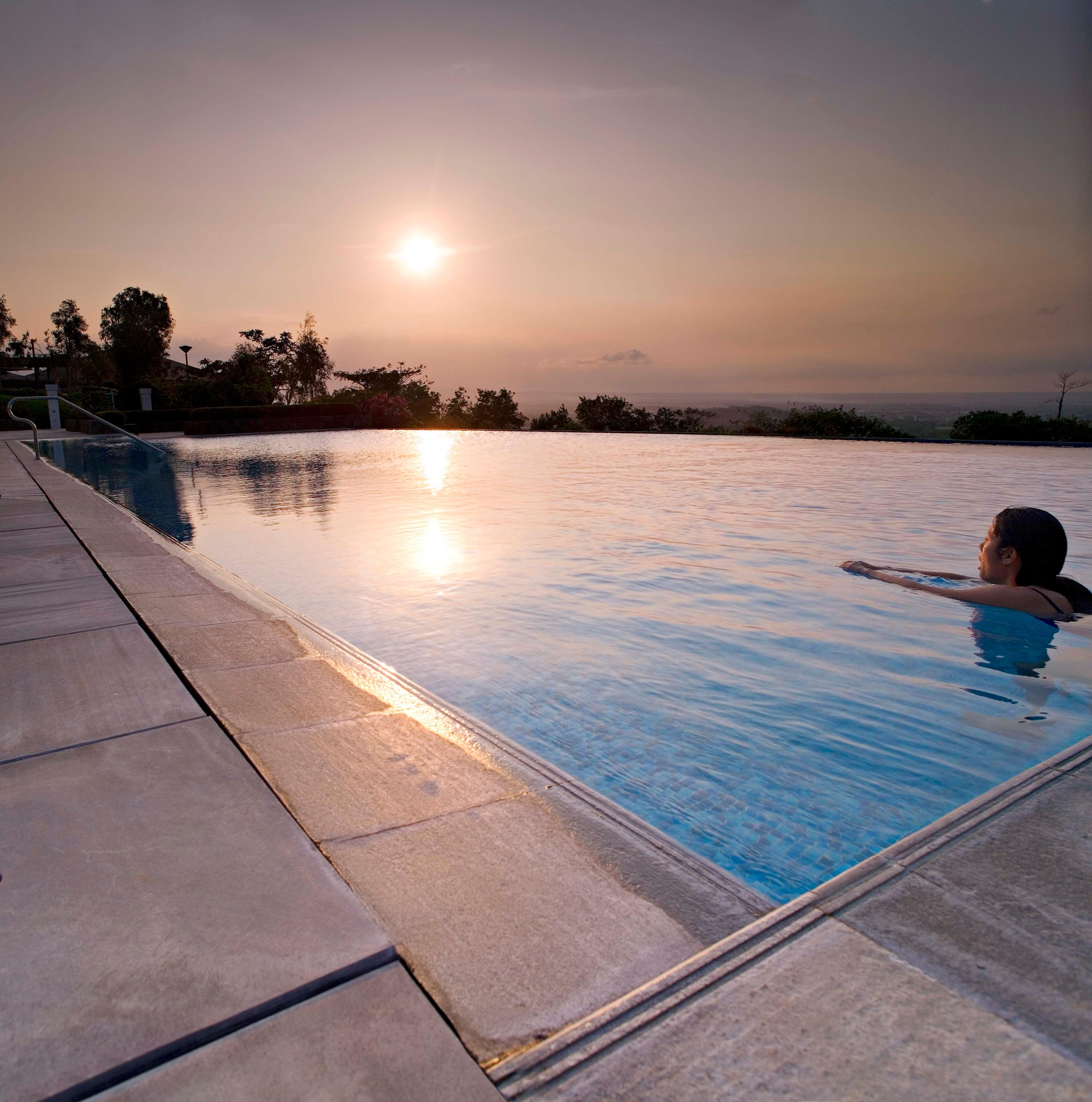 The infinity pool at Ayala Greenfield Estates, Calamba, Laguna
