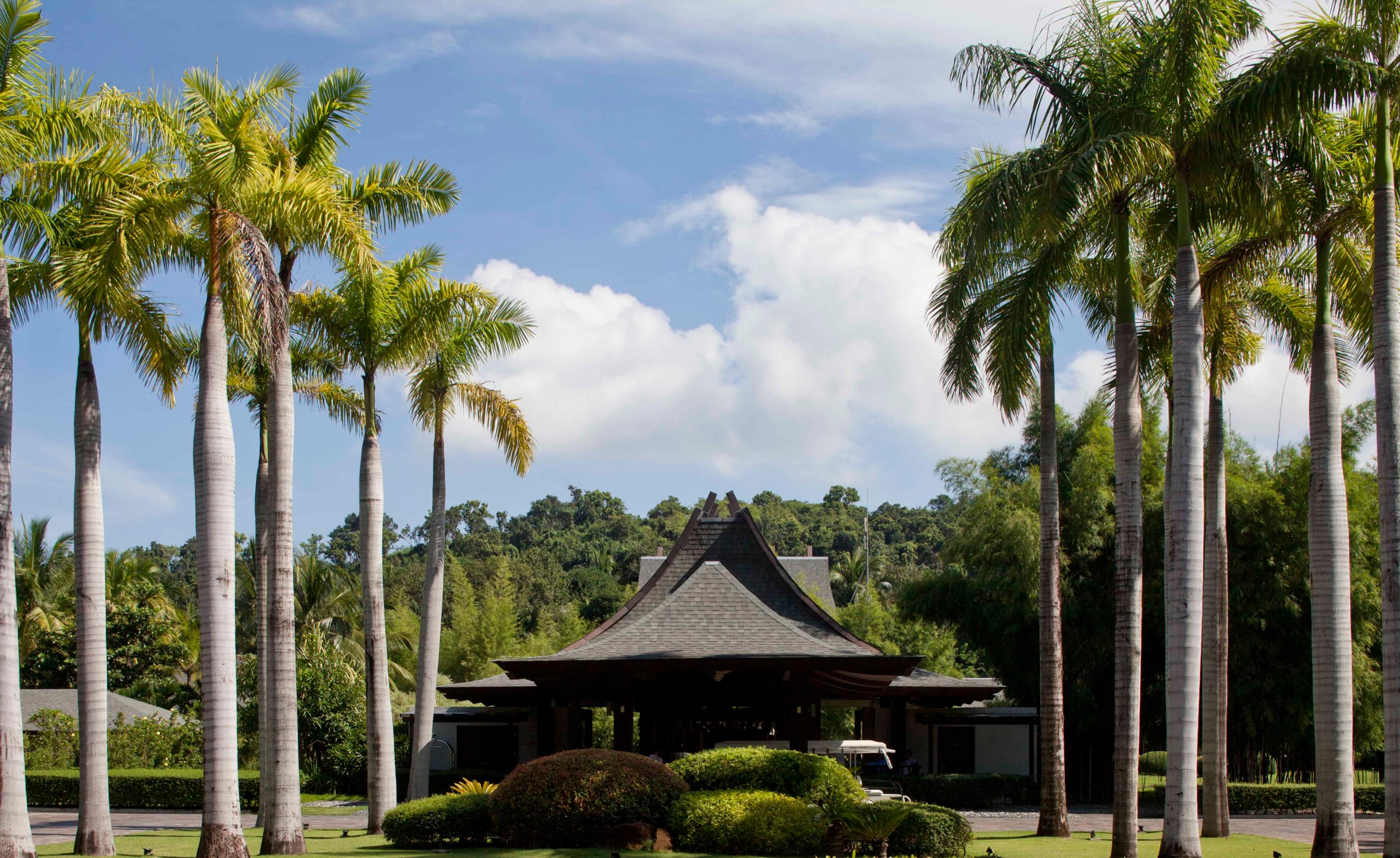 The beach pavilion at the Anvaya Cove Beach & Nature Club, Morong, Bataan