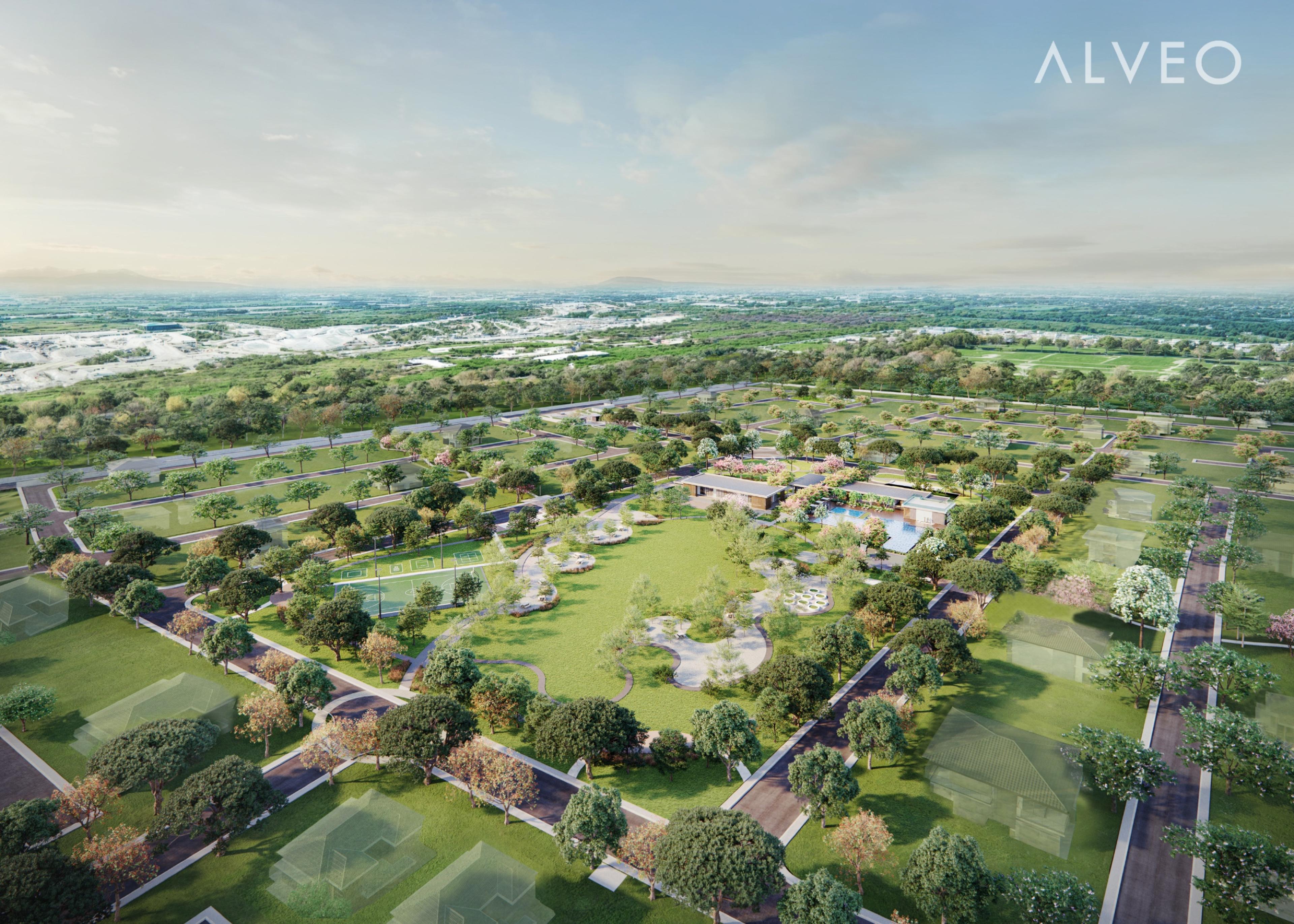Aerial render of Versala at Alviera, Porac, Pampanga