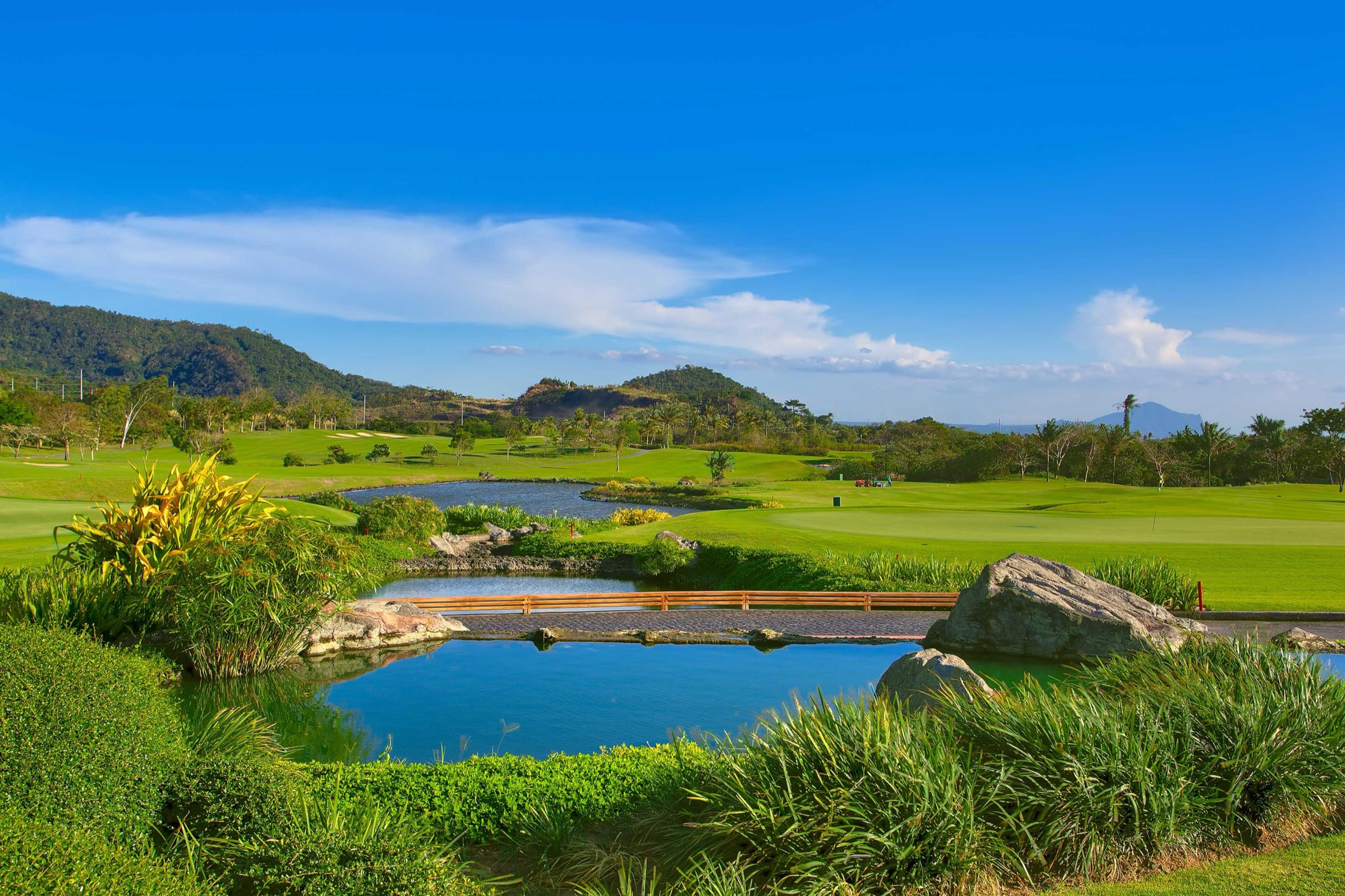 The golf course at Ayala Greenfield Estates, Calamba, Laguna