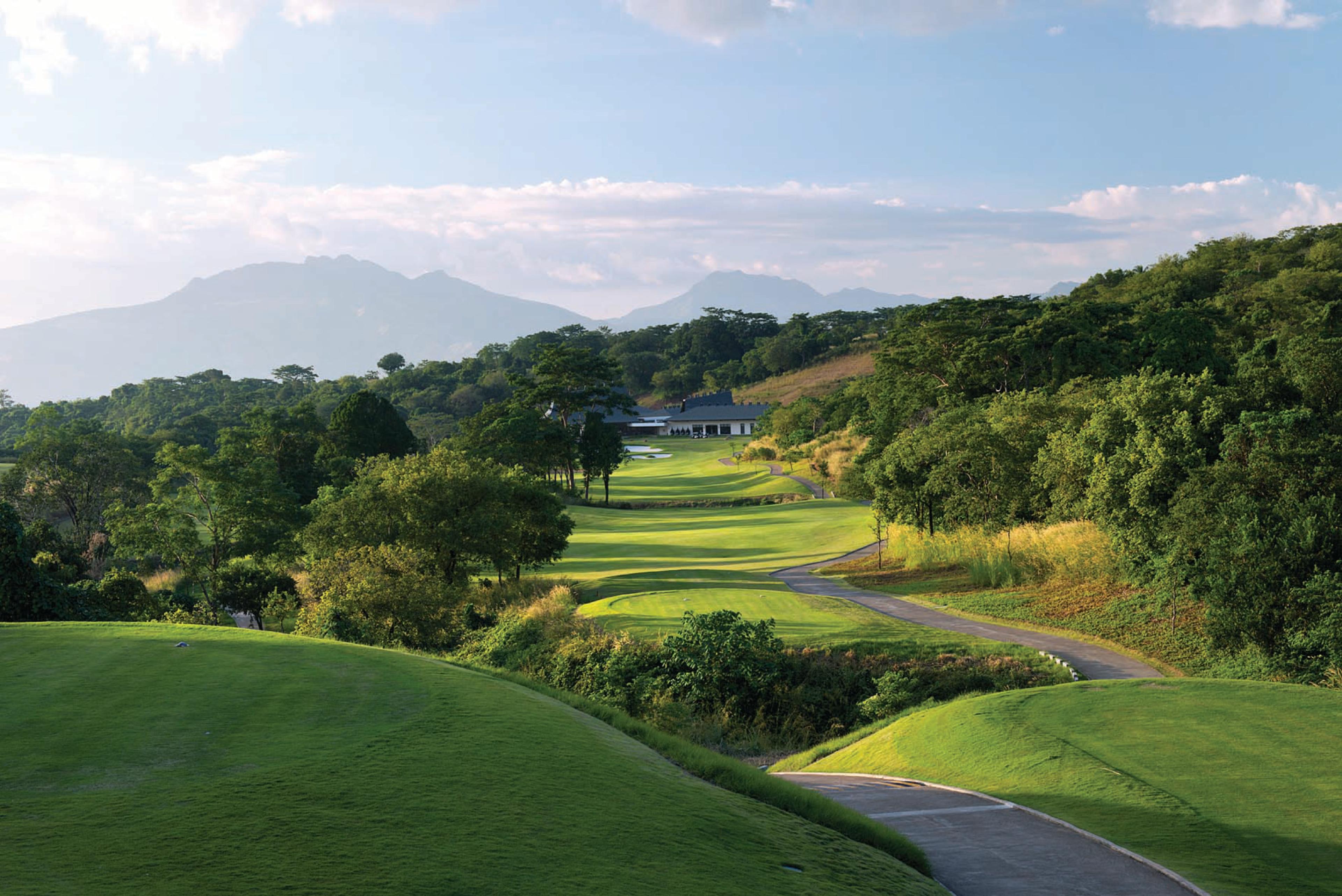 The golf course at the Anvaya Cove Golf & Sports Club, Morong, Bataan