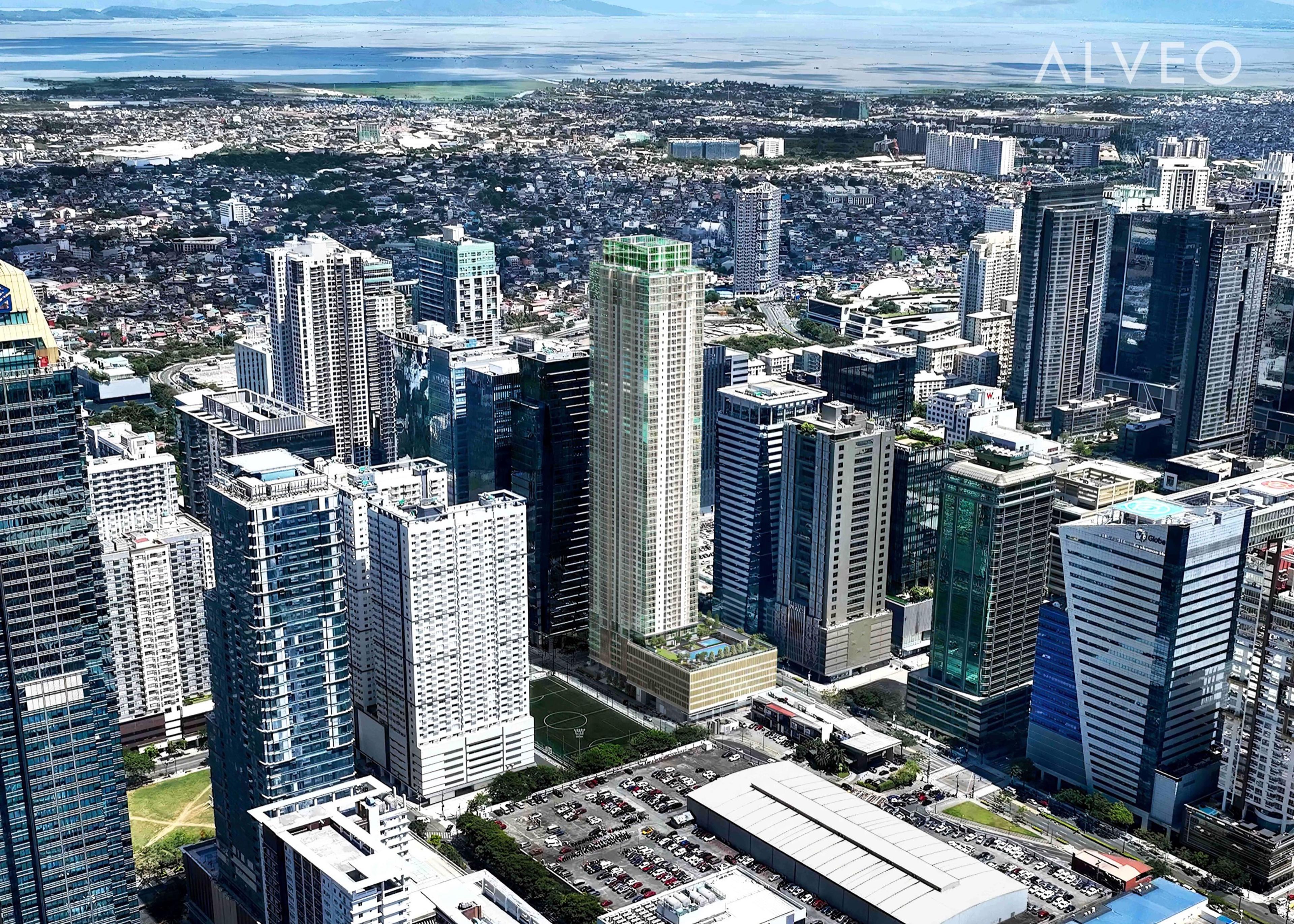 Render of the Park East Place facade by day, Bonifacio Global City, Taguig City