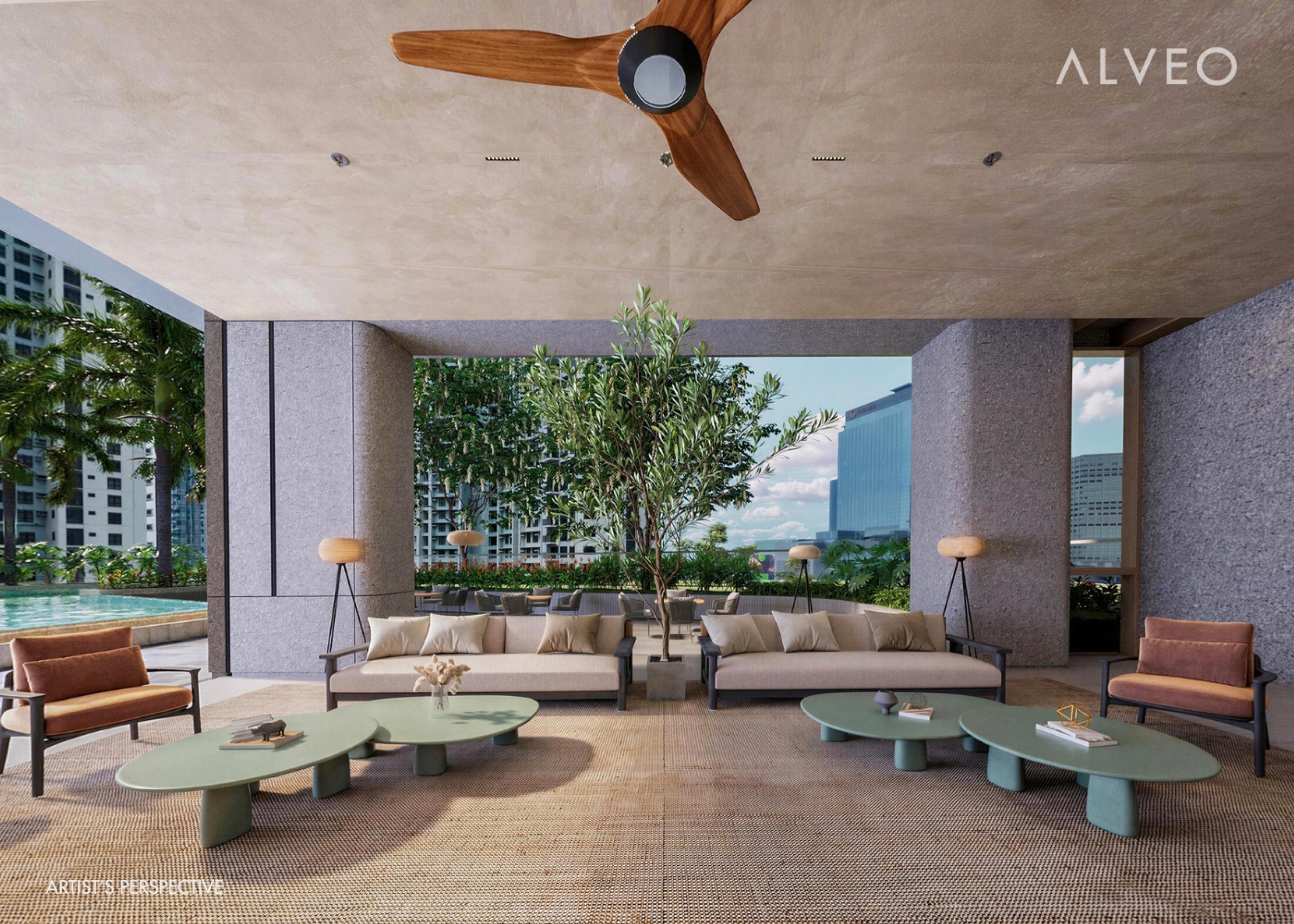 The veranda at Vertis Residences, Quezon City