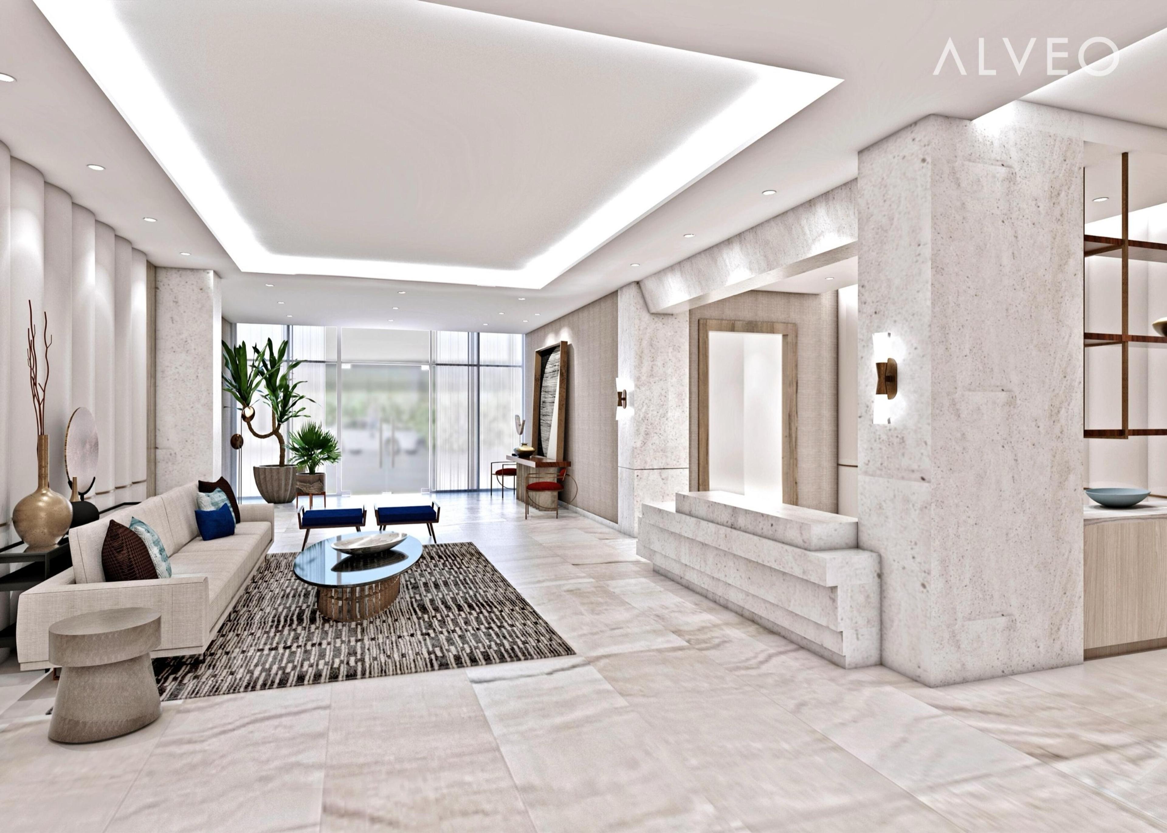 Render of the tower-one main lobby at Sentrove, Quezon City