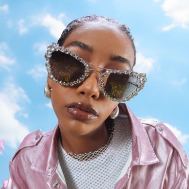 Sparkle & Shade: Swarovski, Studded & Colored Frames for Festival Fun