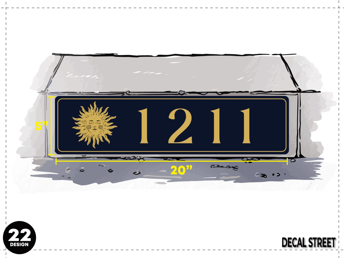 22 Sundial Face