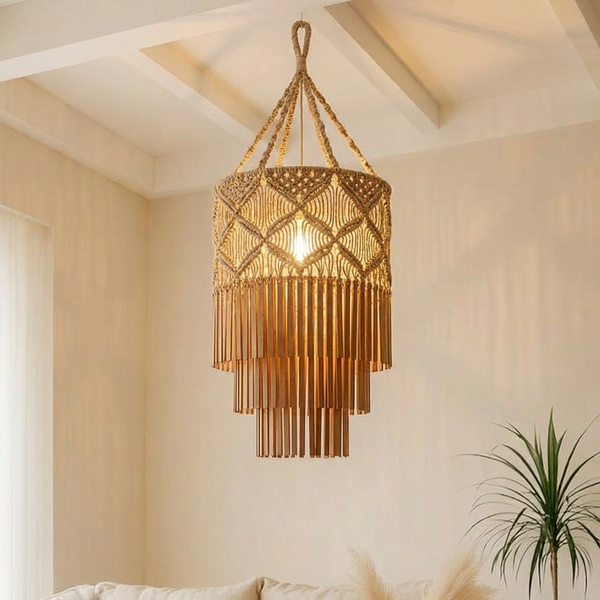 Woven Pendant Light