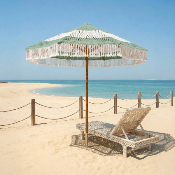 Macramé Shade Umbrella