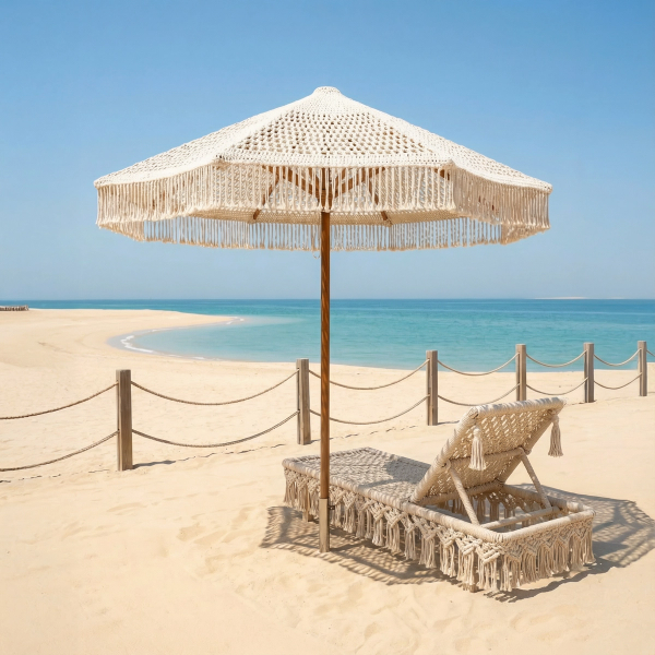 Macramé Shade Umbrella