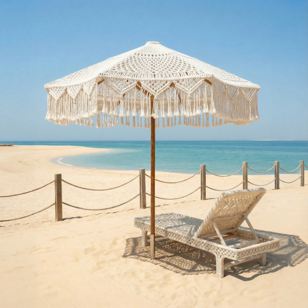 Macramé Shade Umbrella