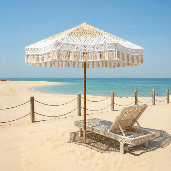 Macramé Shade Umbrella
