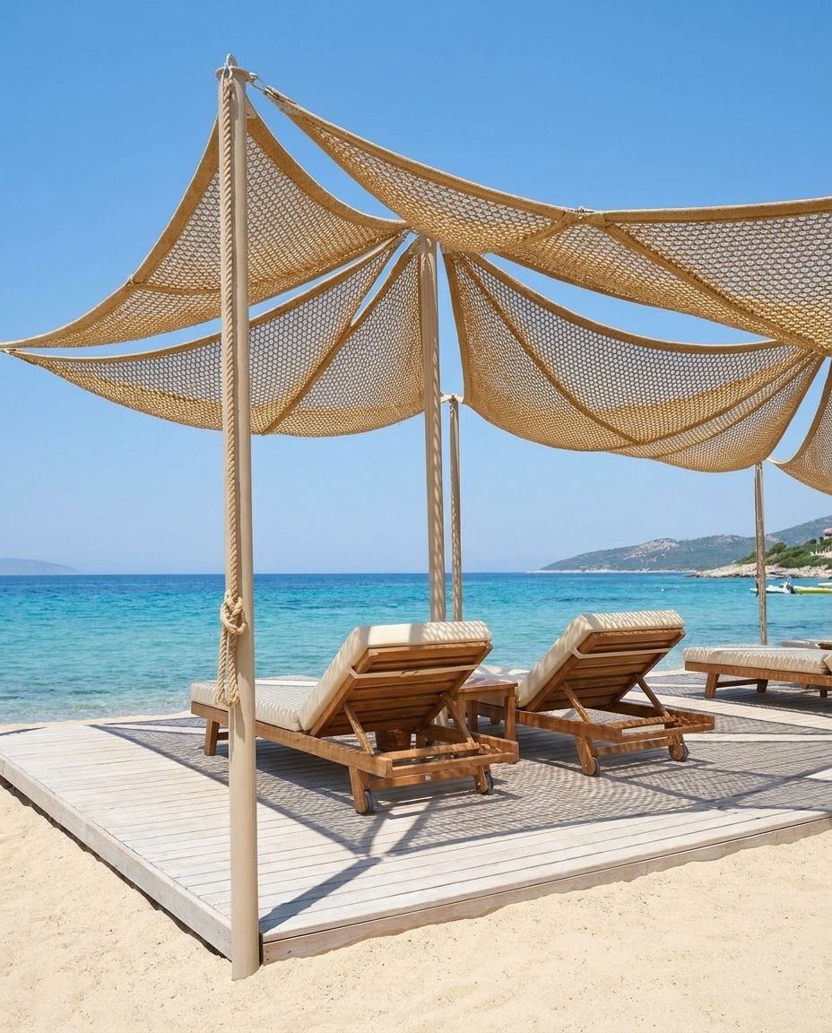 Woven Sail Shade Canopy