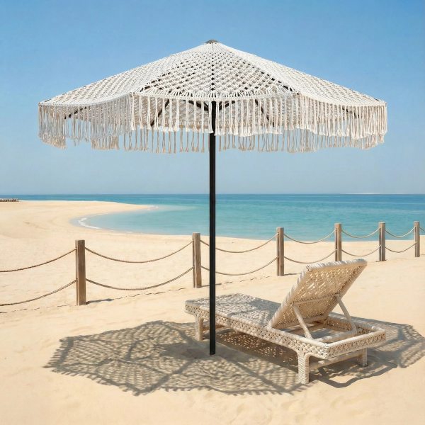 Macramé Shade Umbrella