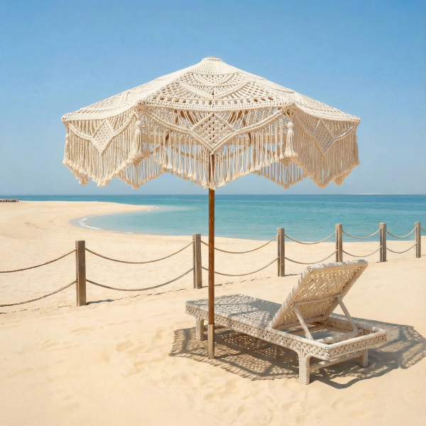 Macramé Shade Umbrella