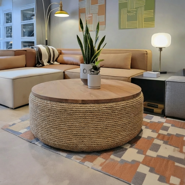 Woven Side Table