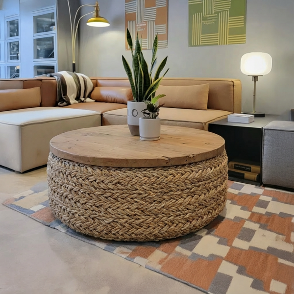 Woven Side Table