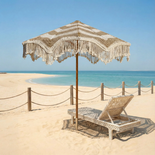 Macramé Shade Umbrella