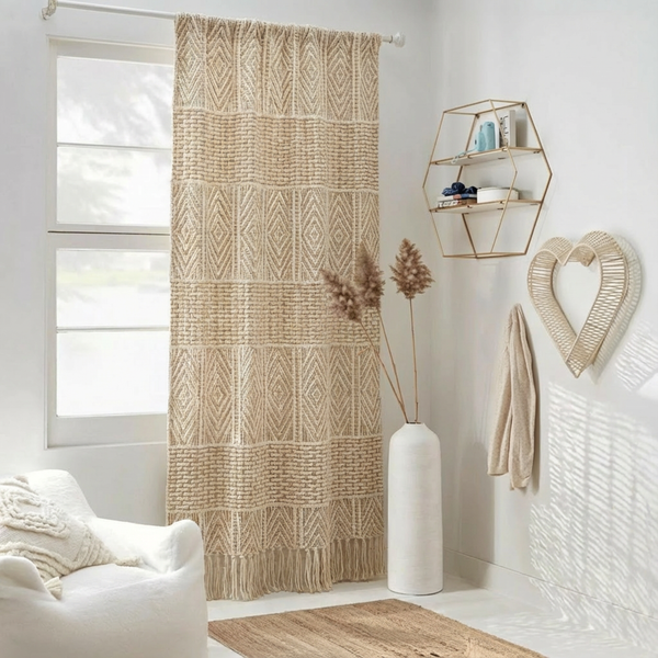 Macramé Curtain Panel