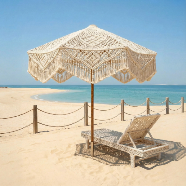 Macramé Shade Umbrella