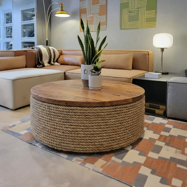 Woven Side Table