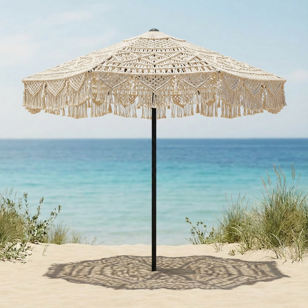 Macramé Shade Umbrella
