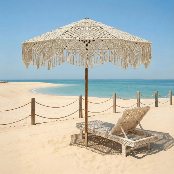 Macramé Shade Umbrella