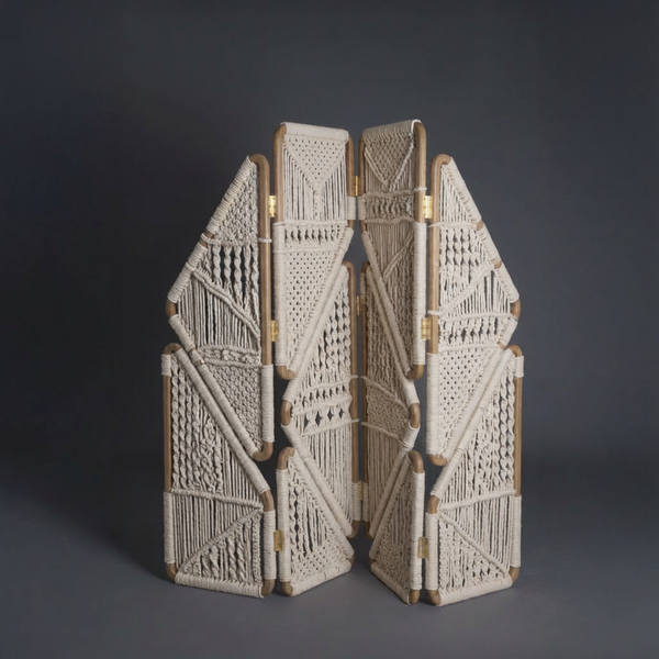 Macramé Room Divider