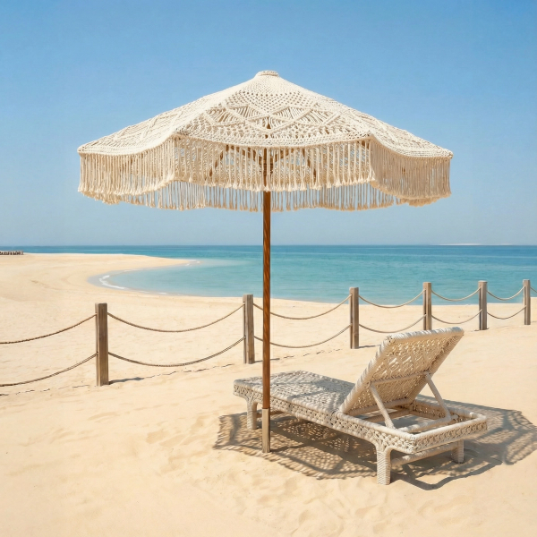 Macramé Shade Umbrella
