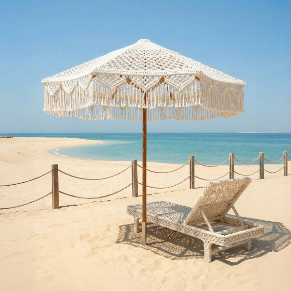 Macramé Shade Umbrella