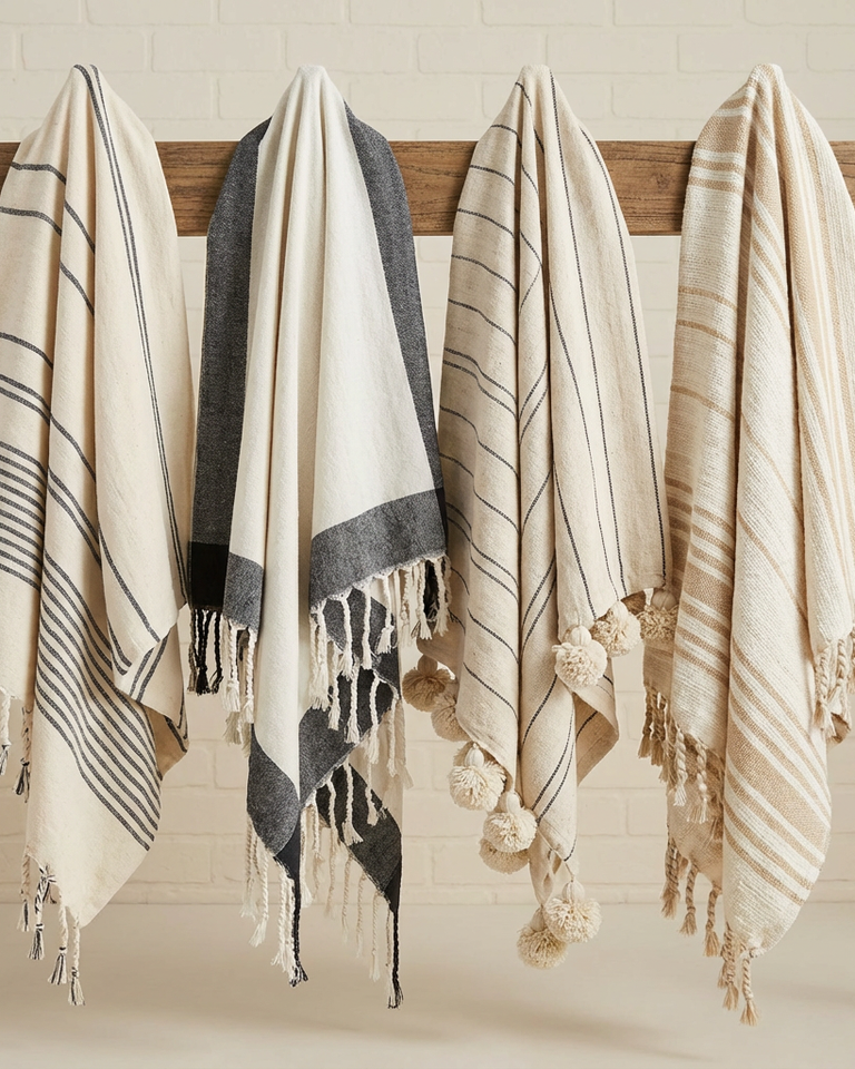 Hammam Towel Holder — handcrafted by Dimare Design