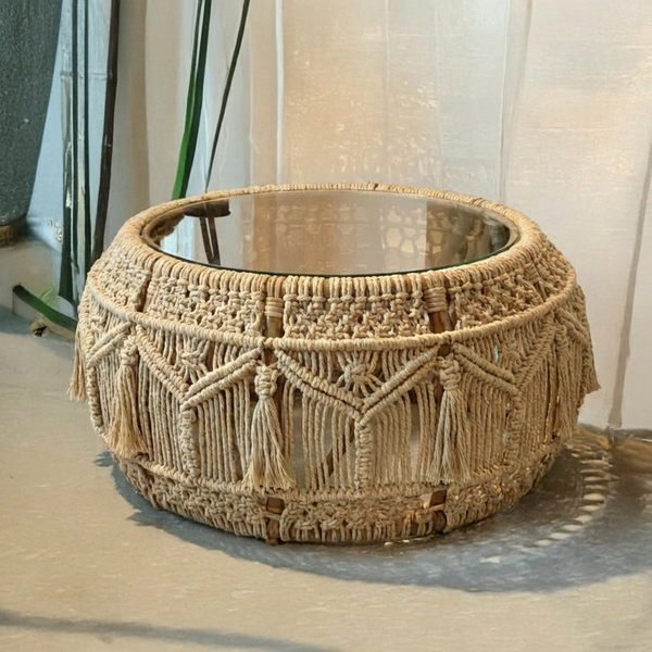 Woven Side Table