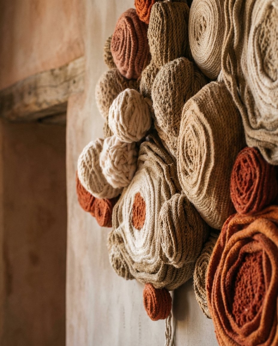 Woven Rosette Cluster Composition — product (DM-WD-012)