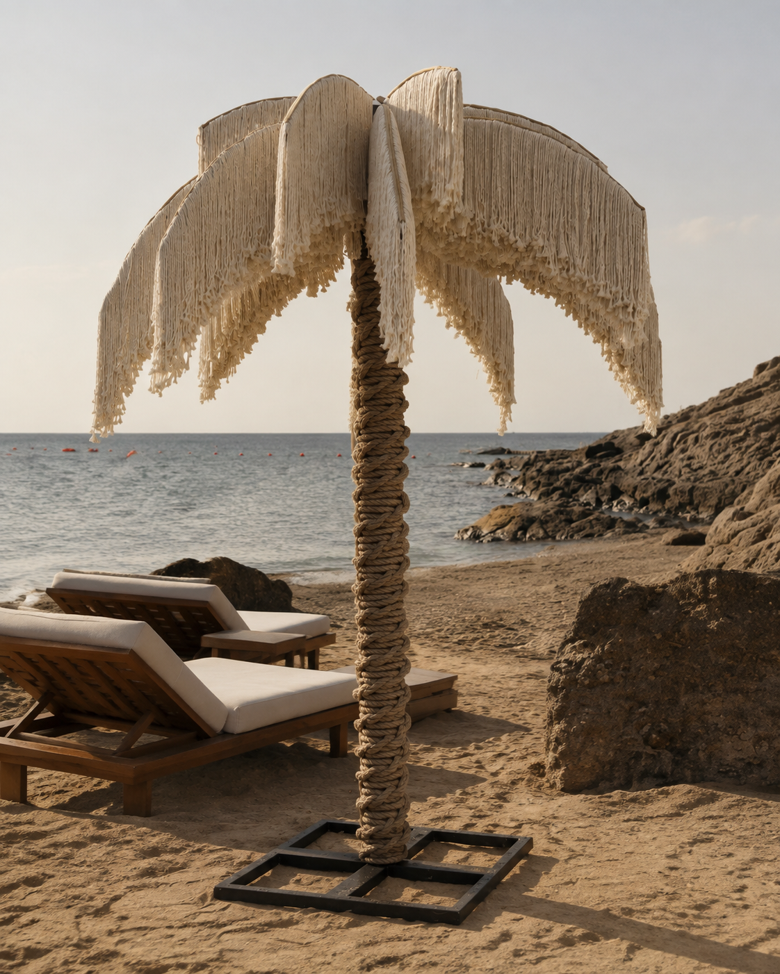 Dimare Palm Tree — full view in a coastal setting
