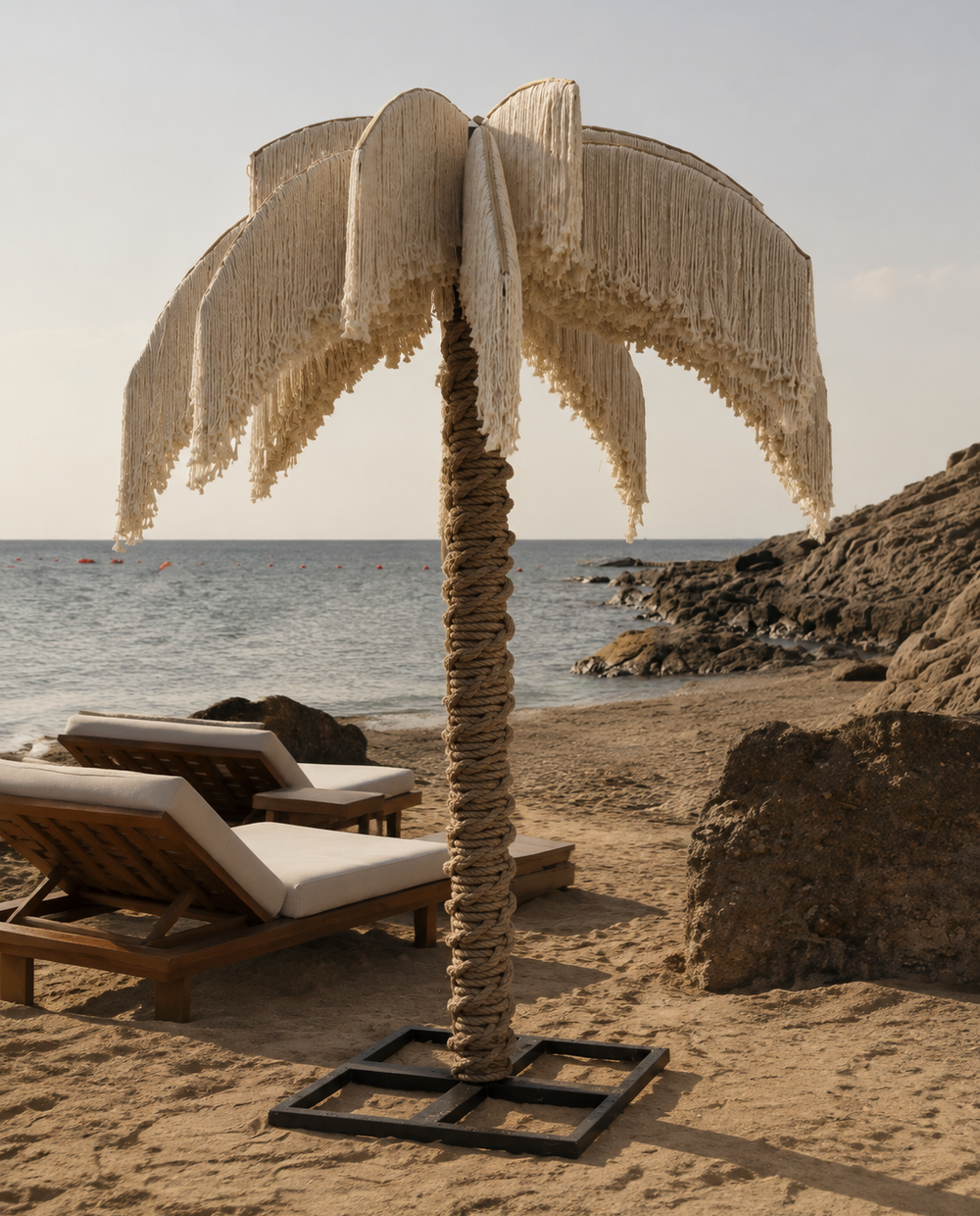 Macramé Palm Tree (DM-UM-016) — hand-knotted by Dimare Design