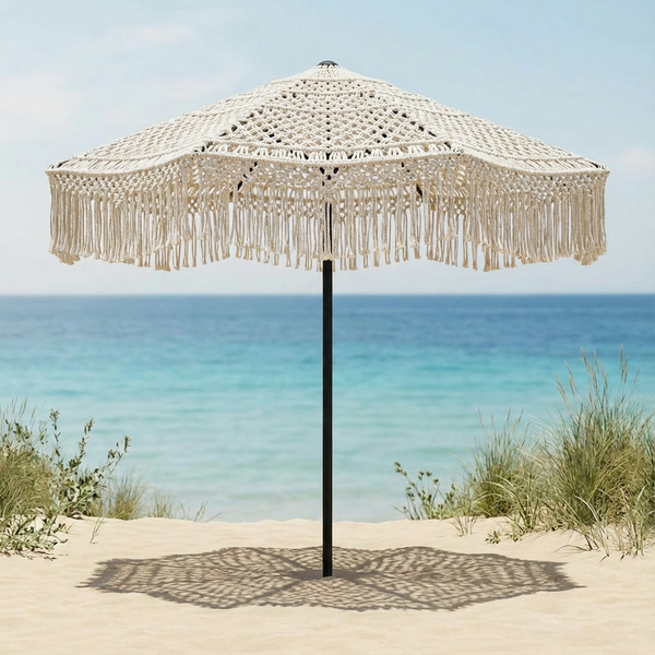 Macramé Shade Umbrella