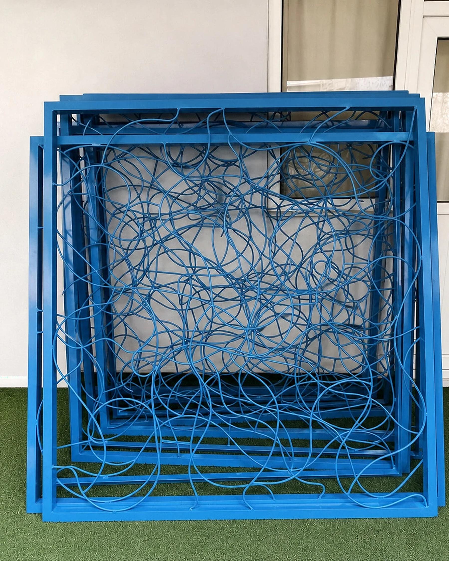 Steel panel frame and cord preparation