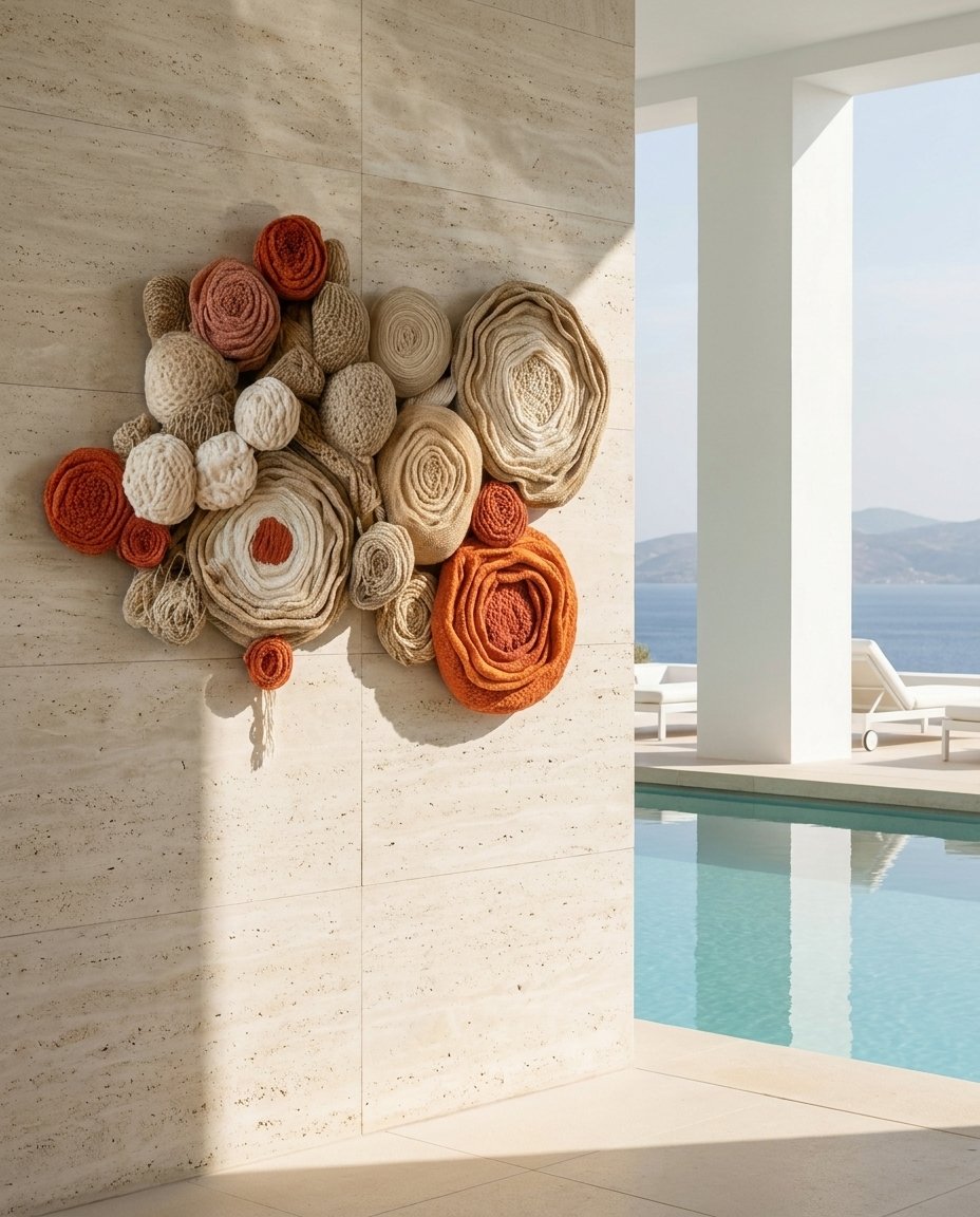 Woven Rosette Cluster Composition