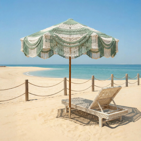 Macramé Shade Umbrella