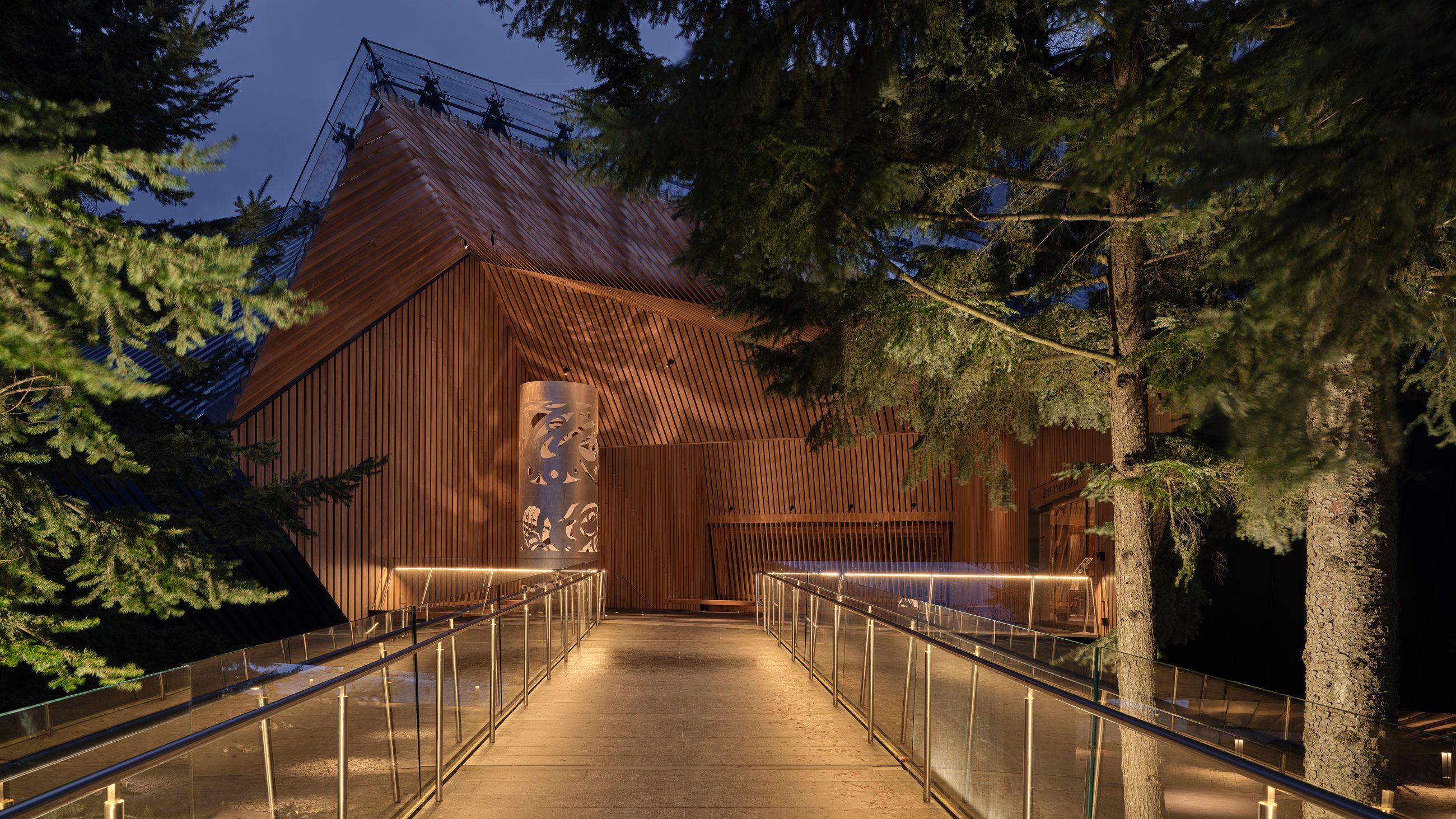 The entrance to the Audain Art Museum.