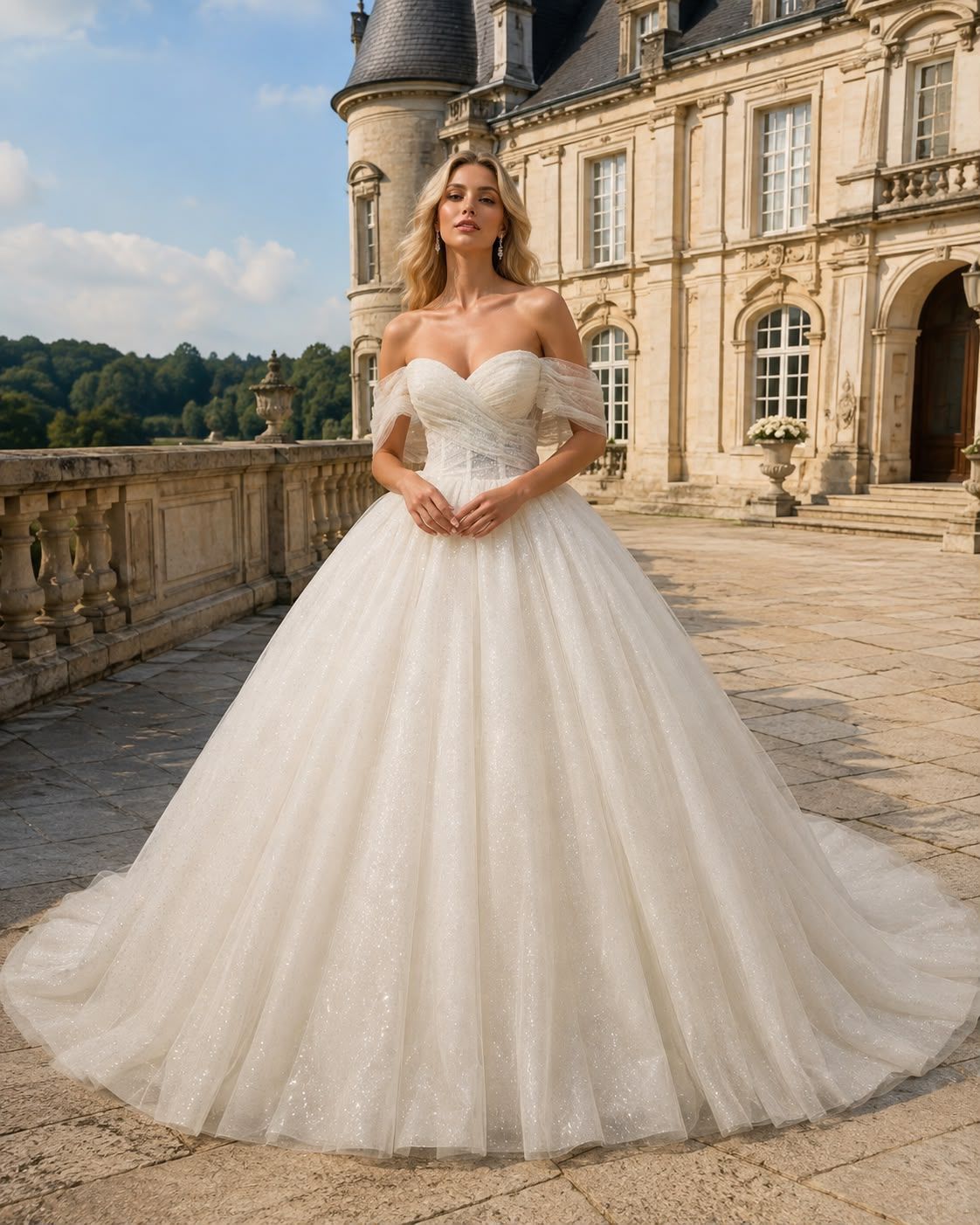 Tess prinses trouwjurk