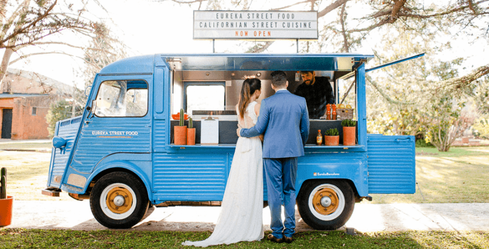 Vermaak op je bruiloft foodtruck
