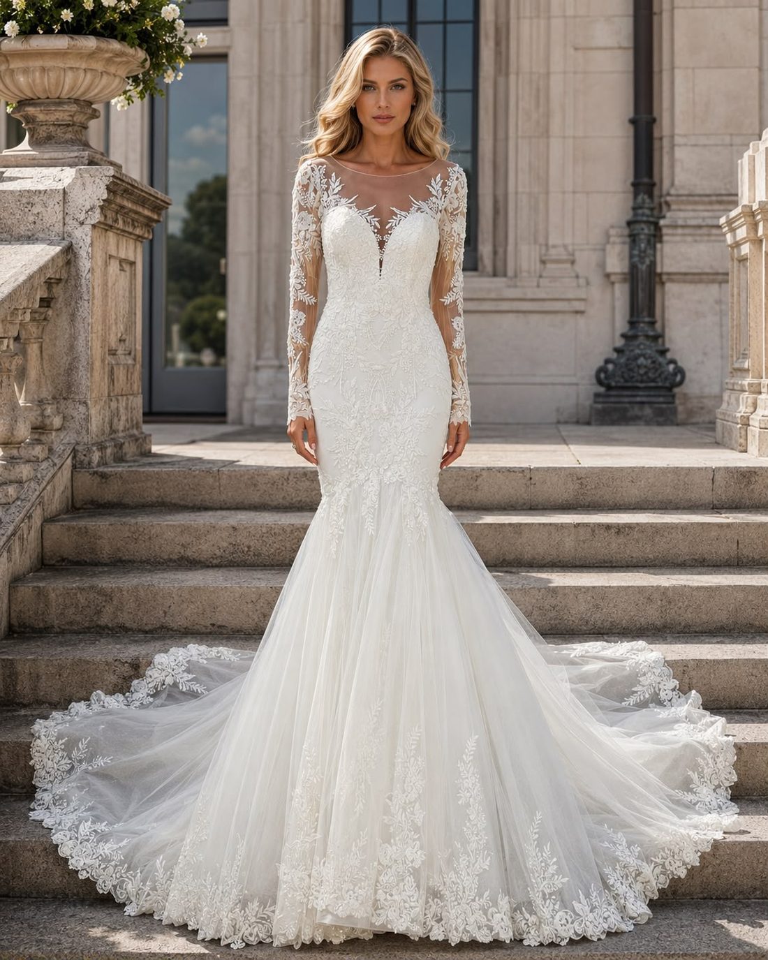Elise zeemeermin trouwjurk