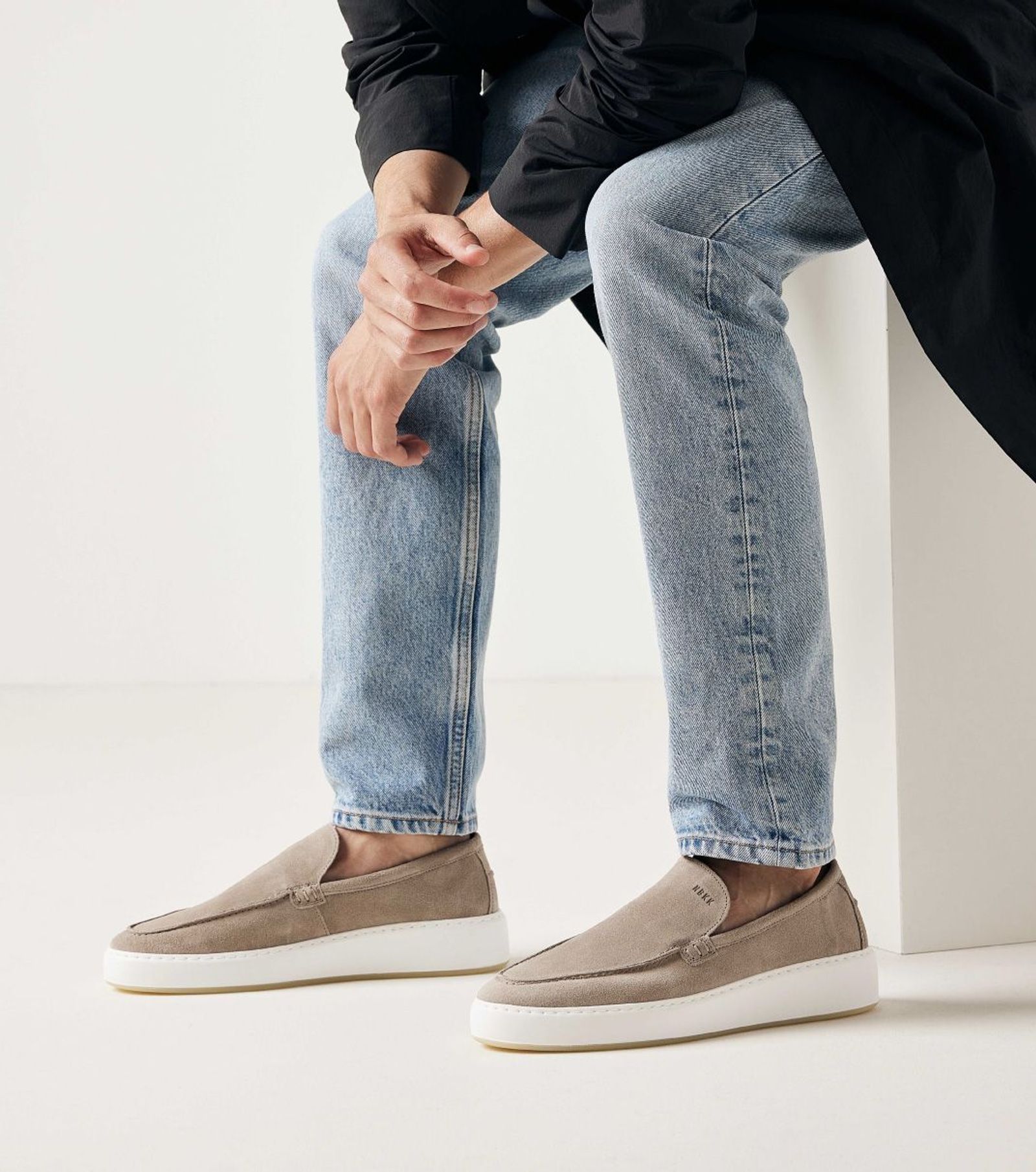Nubikk Loafers Beige Trouwpak Alberto Axu