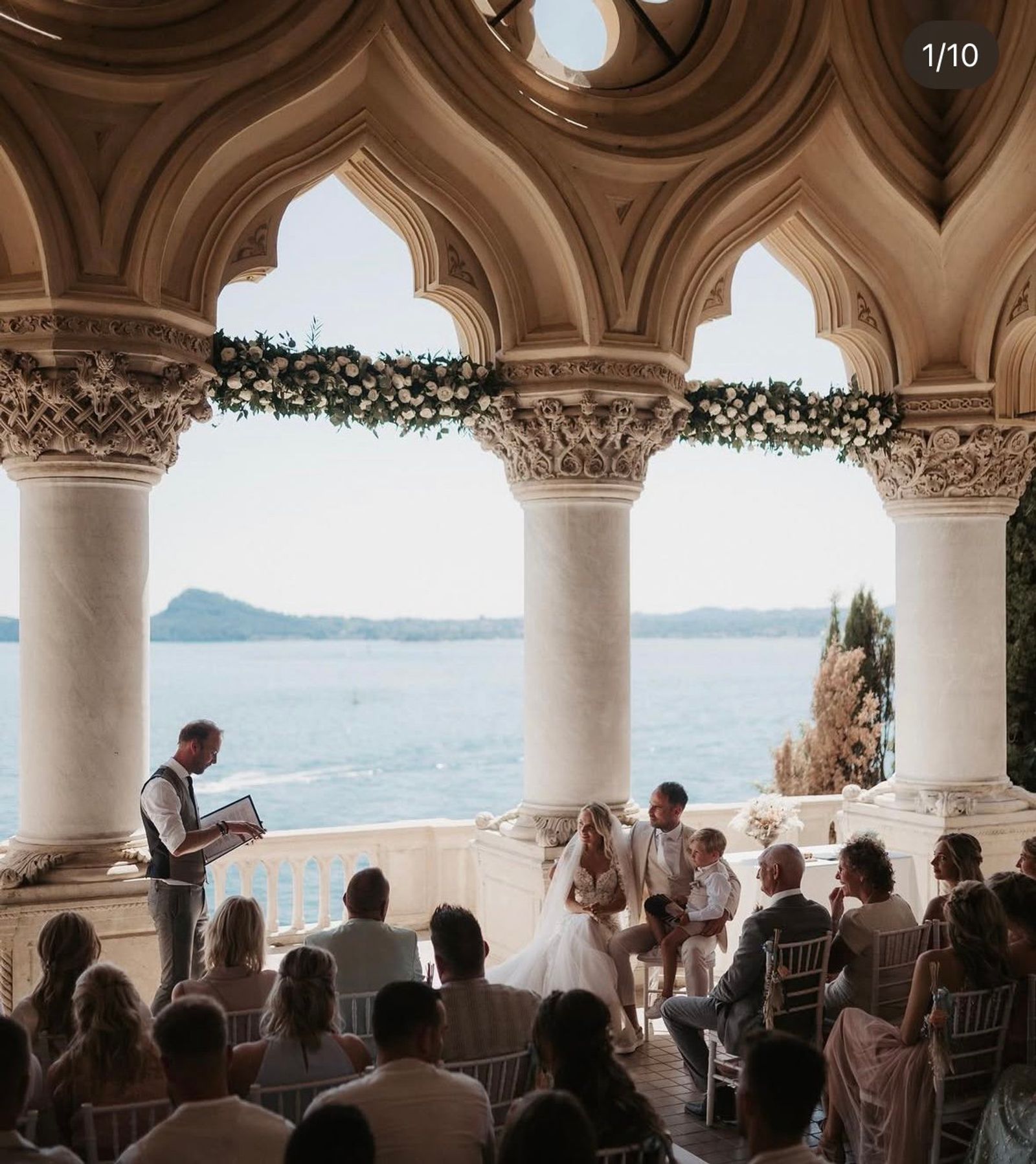 Huwelijk van Lisette en Mike in Italie