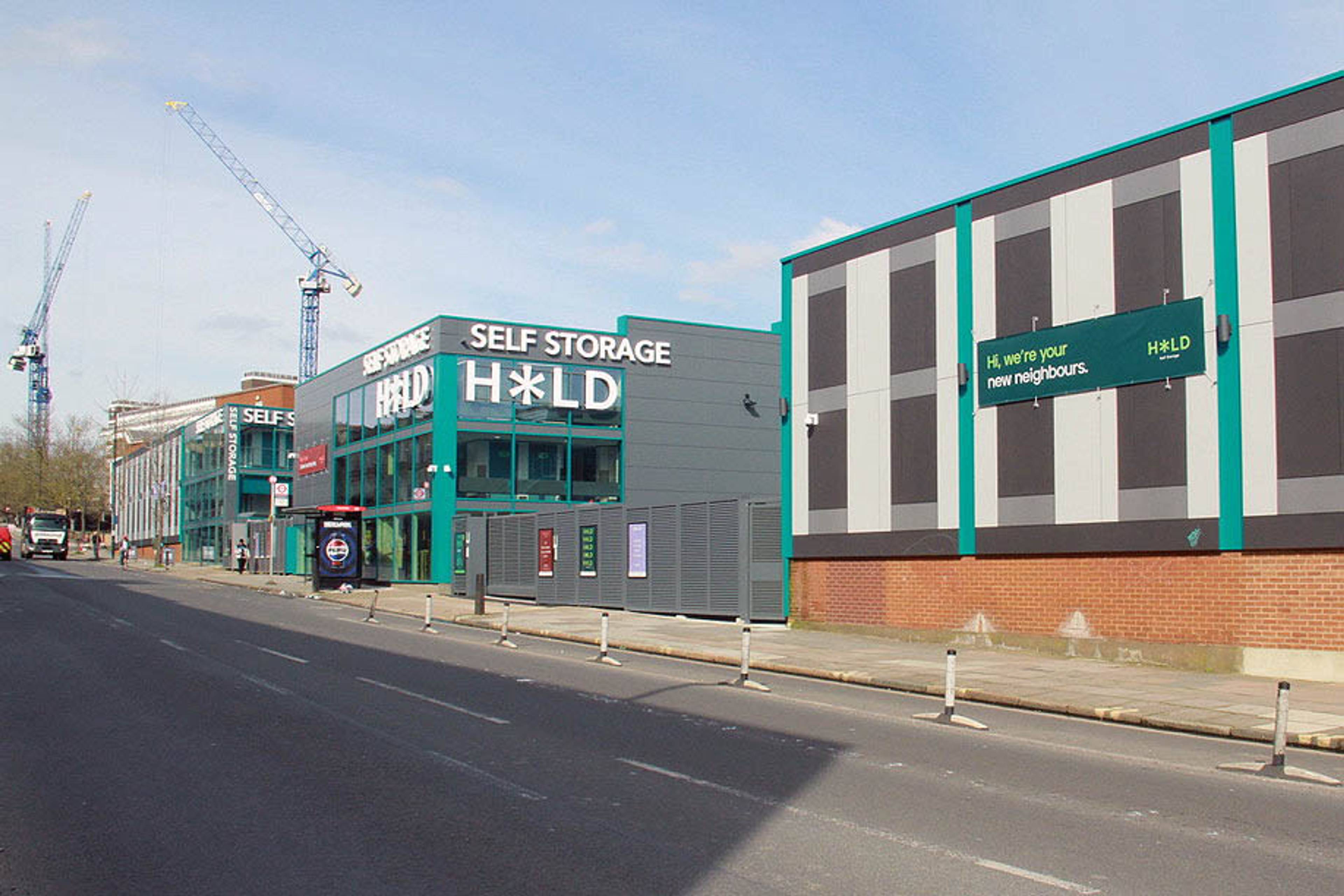 HOLD large self storage facility in London