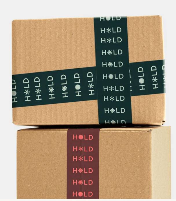 HOLD Self Storage cardboard boxes